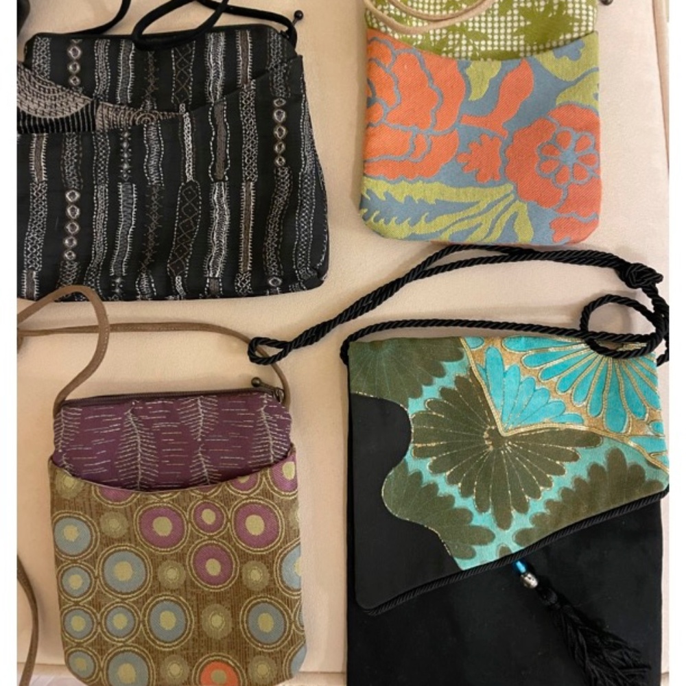 Set of 4 Handmade Crossbody Bags